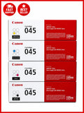 Canon 045 4 Color Toner Set ( Black Cyan Magenta Yellow ) Toner Cartridges