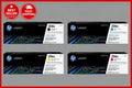 HP 206X 4 Colour Set Toner Cartridge W2110X-W2111X-W2112X-W2113X Original