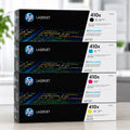 HP 410X High Yield Toner Set - CF410X CF411X CF412X CF413X - 4 Color Pack