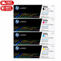 HP 202X Genuine High Yield Toner Set CF500X-CF503X Black Cyan Magenta Yellow