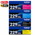 Brother TN229XXL Black & Color Super High Yield Toner Cartridge Set 4-Pack NEW
