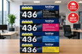 NEW Brother TN436 4 Set High Yield Toner Cartridge Black,Cyan,Magenta,Yellow