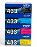 Brother TN-433 Toner Set CMYK High Yield Premium Quality Fast Shipping Original