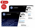 HP 147X Black High Yield Toner Cartridge, Pack of 2 Original / New USA STOCK